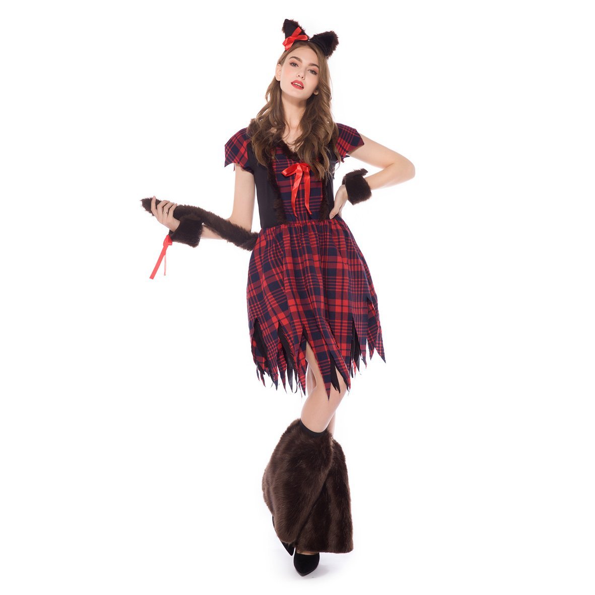 BuyWomens Werewolf Costume Party Clubwear Halloween Now Cheaper With 3 - 5 Days Ship - PajamasBuy