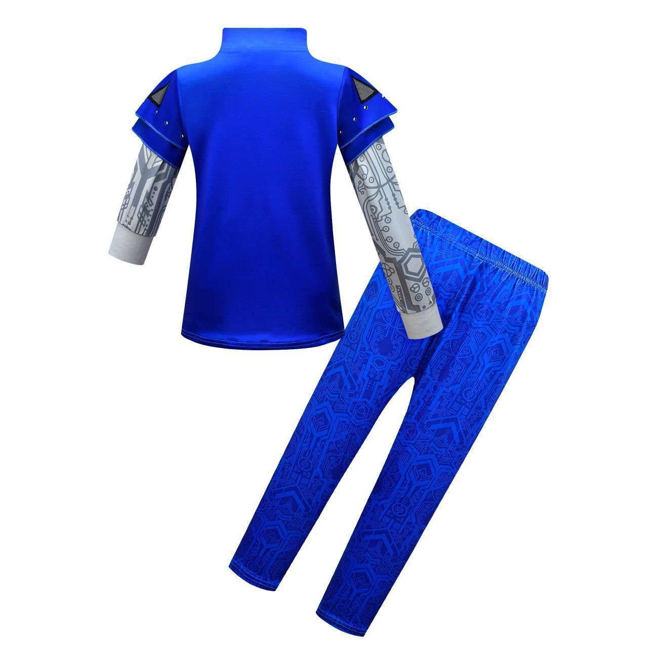 BuyZombies 3 Blue Cosplay two piece set Costume Bodysuit Outfits for kids Now Cheaper With 3 - 5 Days Ship - PajamasBuy